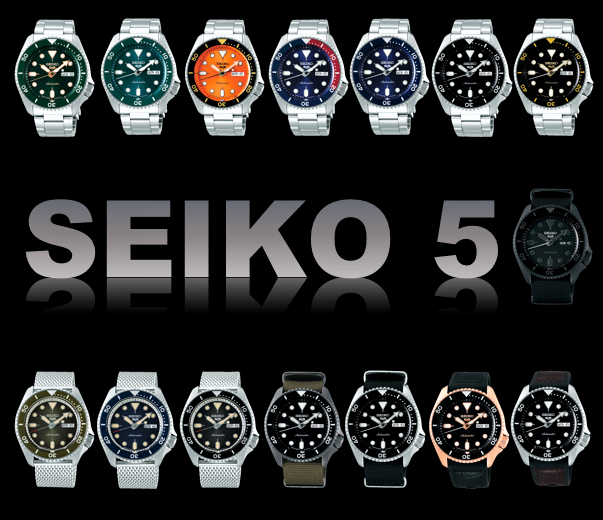 SEIKO5 新登場 １５種類