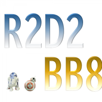 STAR WARS R2D2 BB8 アラームクロック