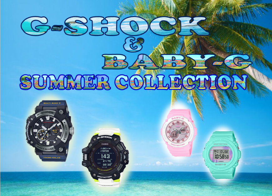 G-SHOCK＆BABY-G　待望の夏の新作続々入荷中！！