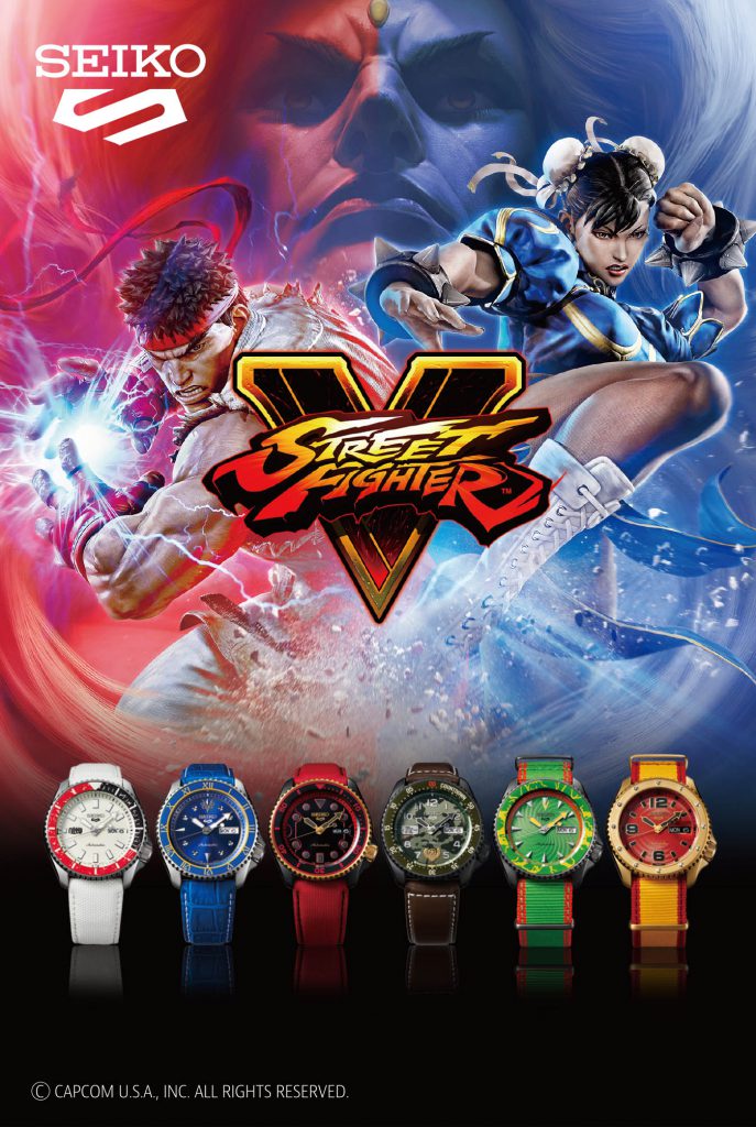 SEIKO5×STREETFIGHTER発売中！！