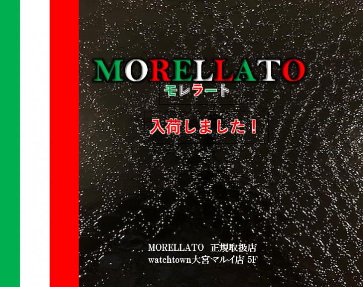 MORELLATO モレラート ベルト入荷