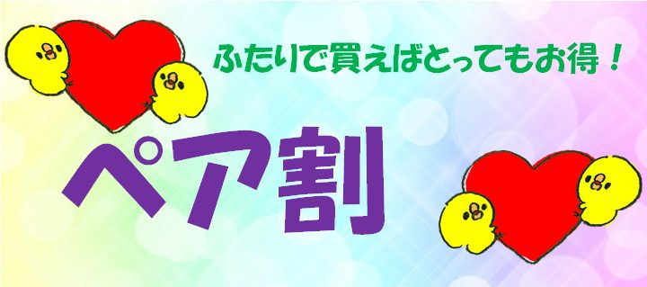 ☆２本同時購入でお得に！ペア割やってます☆