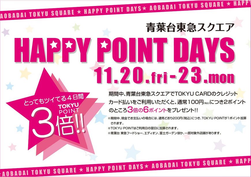 ☆★ HAPPY POINT DAYS! and BLACK FRIDAY!★☆