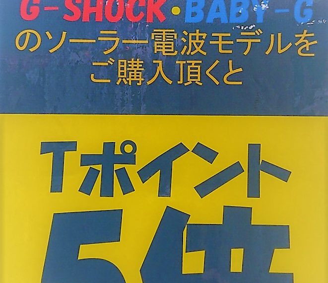 8月の土・日・祝日一部のモデルのみTポイント5倍！！