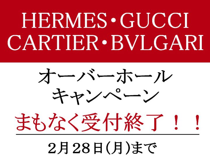 OHキャンペーン受付まもなく終了