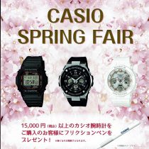 CASIO SPRING FAIR