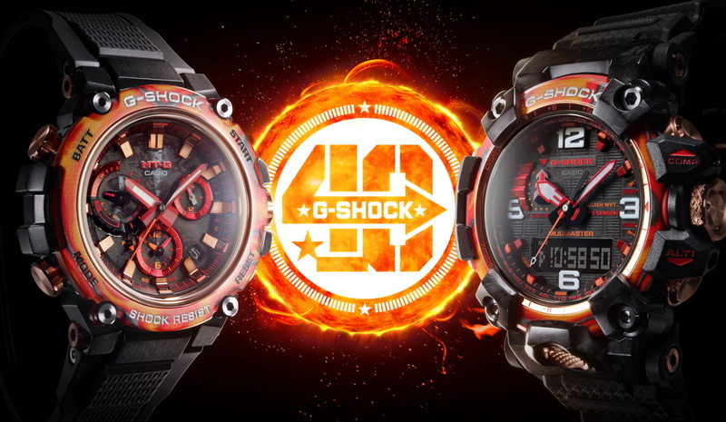 【G-SHOCK 40th Anniversary Flare Red（フレアレッド）】ご予約受付中！