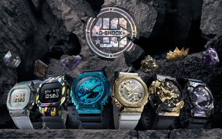 【G-SHOCK】鉱石モチーフの40周年記念モデル入荷！！