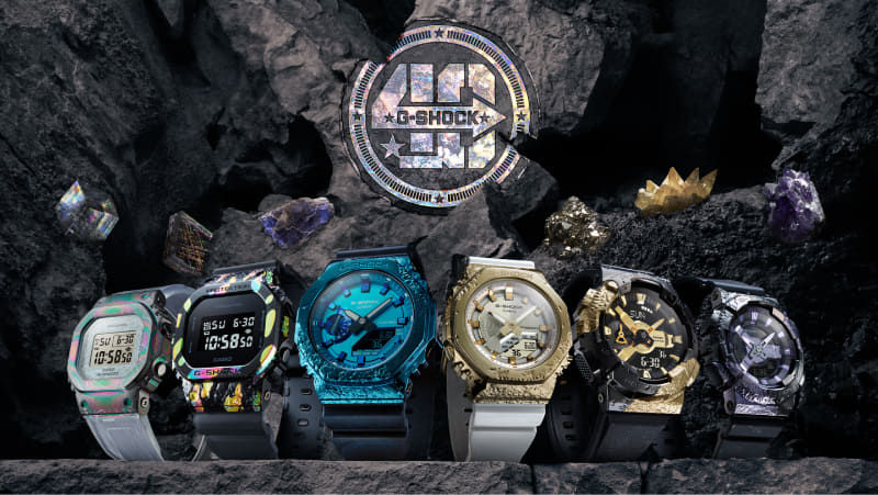 【G-SHOCK】鉱石モチーフの40周年記念モデル入荷！！