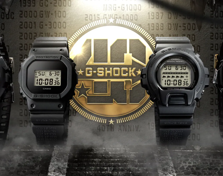 【G-SHOCK40周年記念モデル】REMASTER BLACK発売！