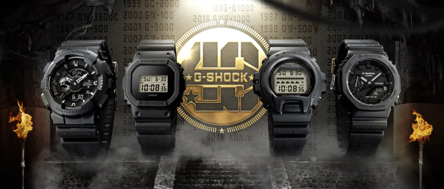 【G-SHOCK40周年記念モデル】REMASTER BLACK発売！