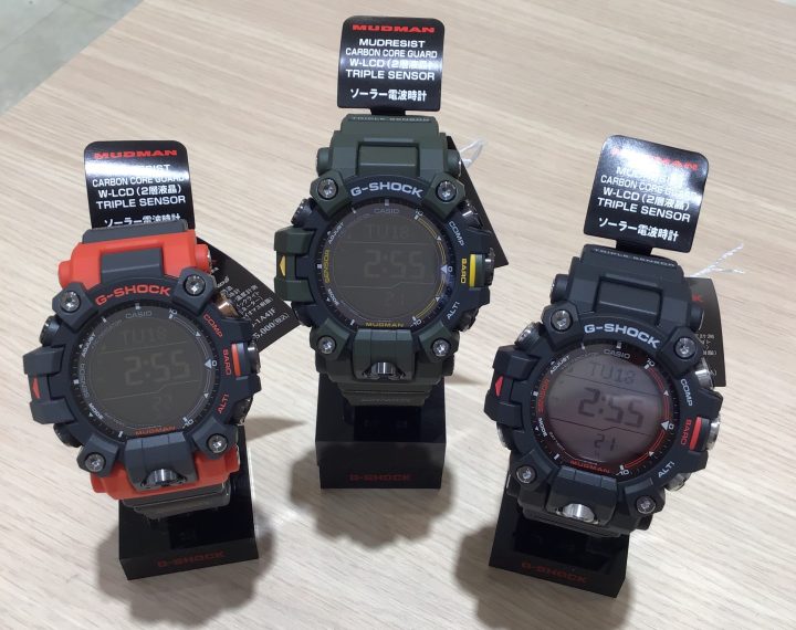 【G-SHOCK】ハードな環境にピッタリな腕時計入荷しました！