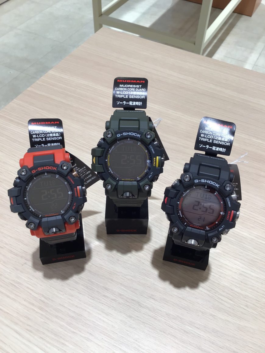 【G-SHOCK】ハードな環境にピッタリな腕時計入荷しました！