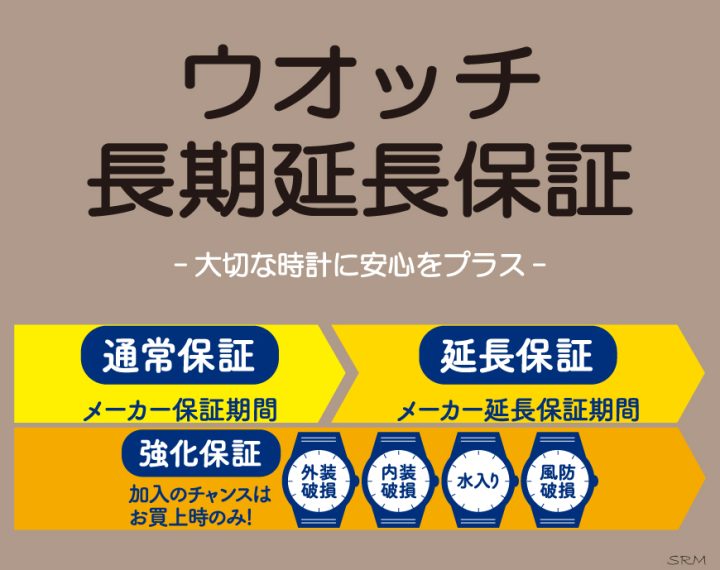 ウオッチ長期延長保証のご案内