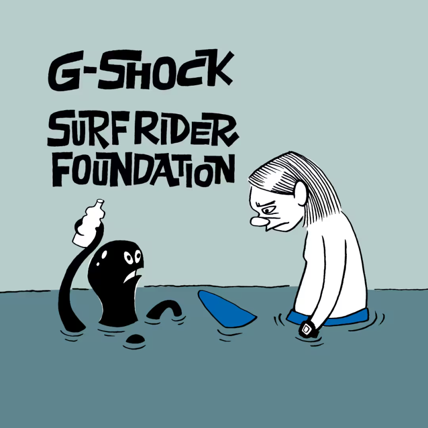 《新発売》G-SHOCK × SURFRIDER FOUNDATIONコラボモデル
