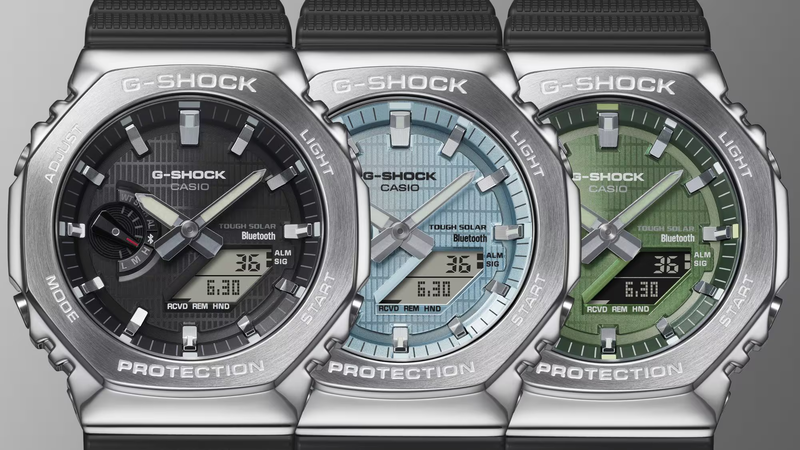 【GーSHOCK】メタルカバーシリーズ　ソーラーBluetooth