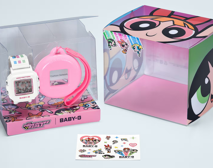 BABY-G PLUSに『パワーパフガールズ』とのコラボモデル登場！