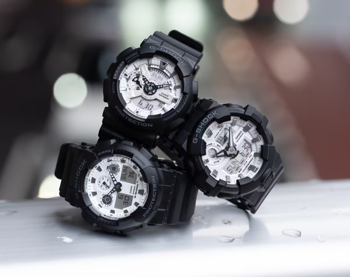 《新発売》G-SHOCK Black and brilliant white シリーズ