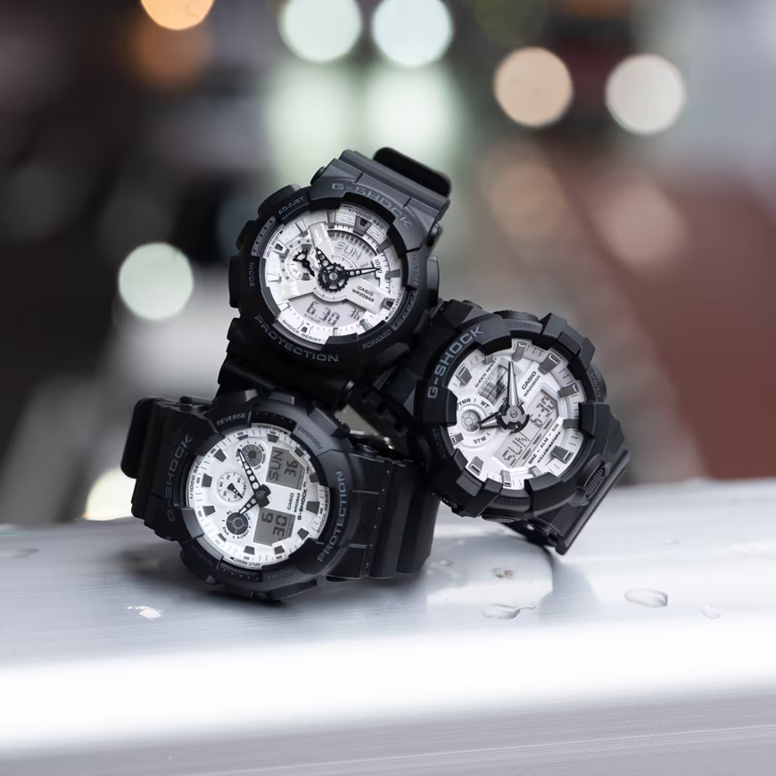 《新発売》G-SHOCK Black and brilliant white シリーズ