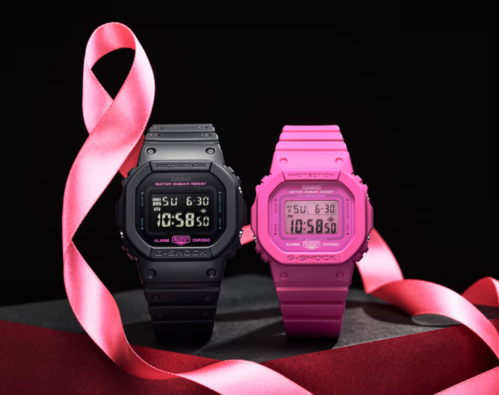 《新発売》G-SHOCK ピンクリボン活動支援モデル