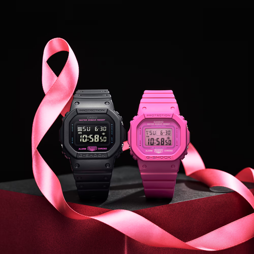 《新発売》G-SHOCK ピンクリボン活動支援モデル