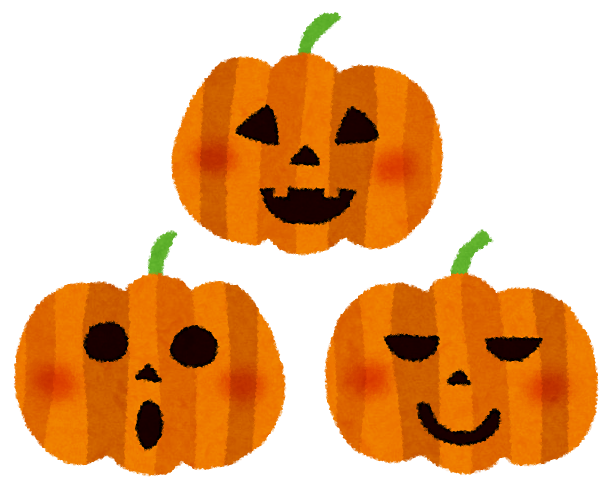 ハロウィンですので。