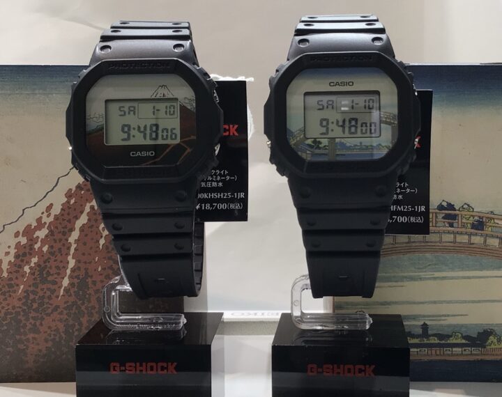 プレ葉ウォーク浜北店,G-SHOCKから葛飾北斎『富嶽三十六景』新作モデル発売！