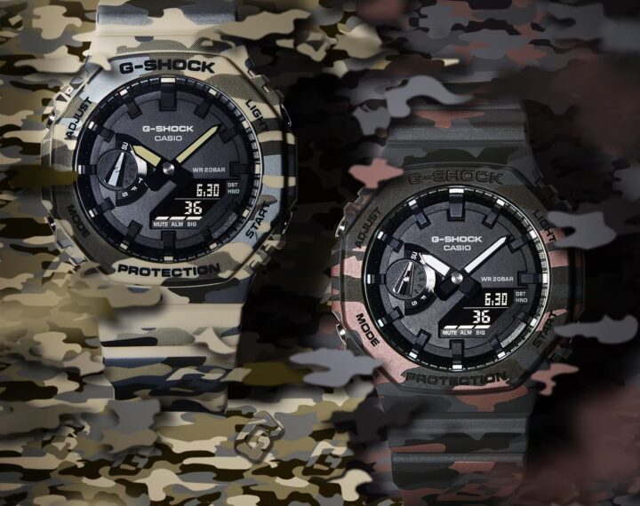 「G」を秘めた大胆なカモフラージュデザインモデル