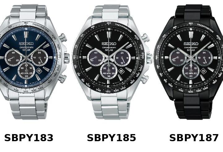 SEIKO新作クロノグラフ『SBPY183』『SBPY185』『SBPY187』登場
